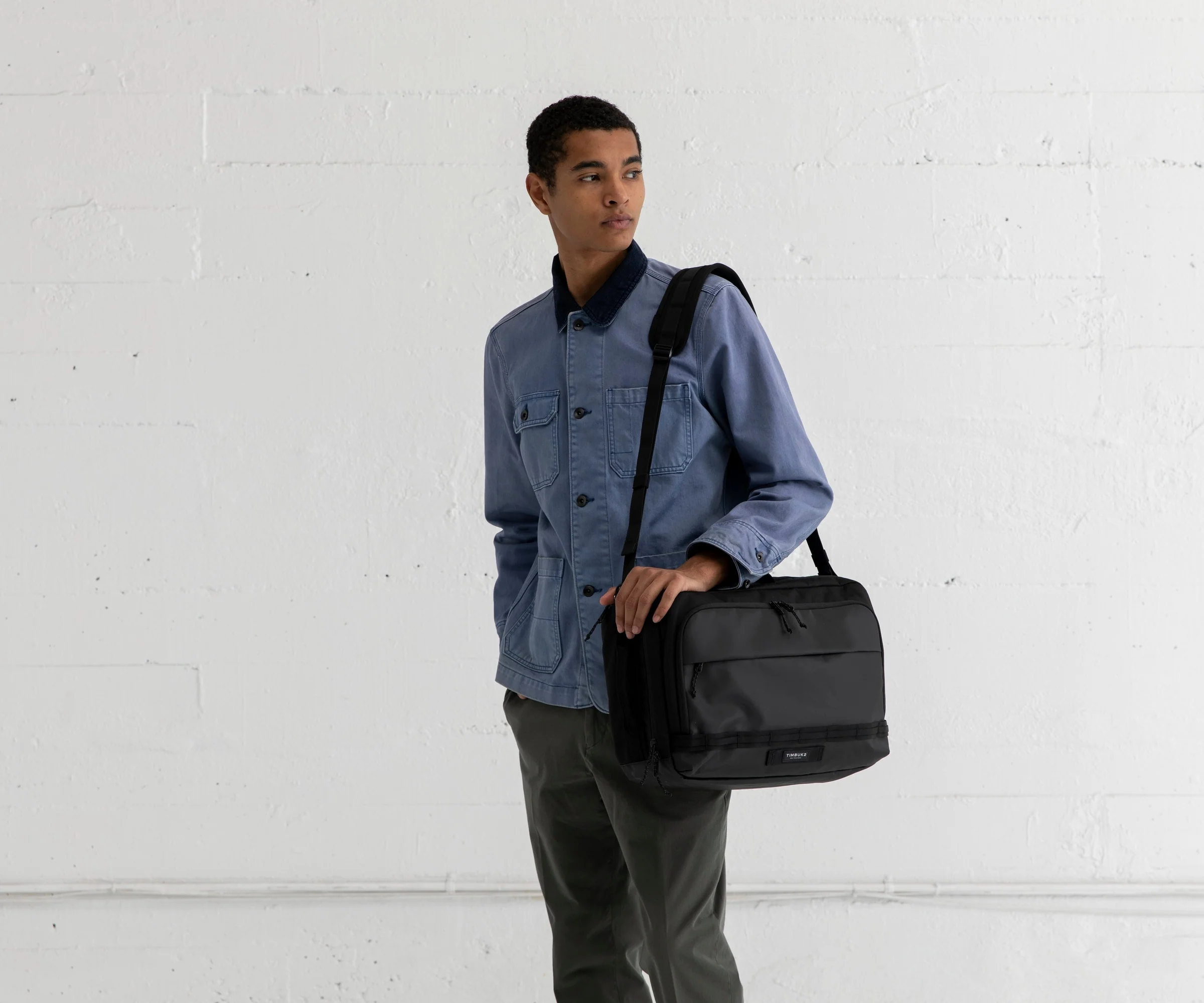 Scheme Convertible Briefcase Backpack - Image 12